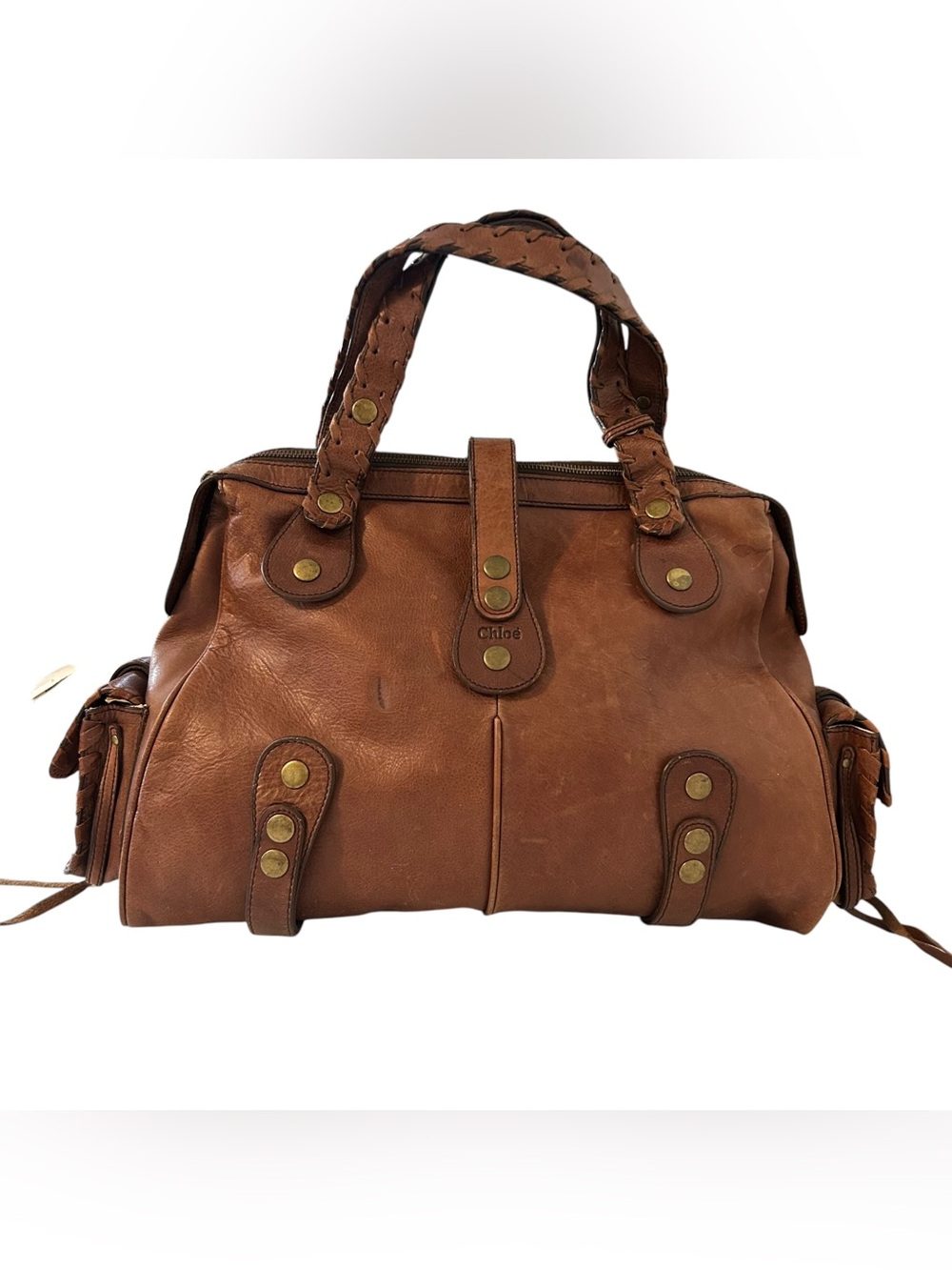 Y2K Chloe Silverado tote bag leather stud detail‎ ICONIC satchel vintage 2000’s